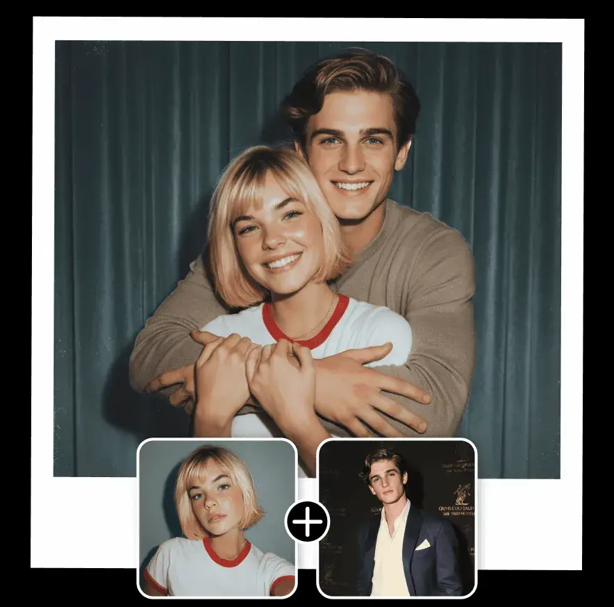 AI Girlfriend Generator - Polaroid Effect