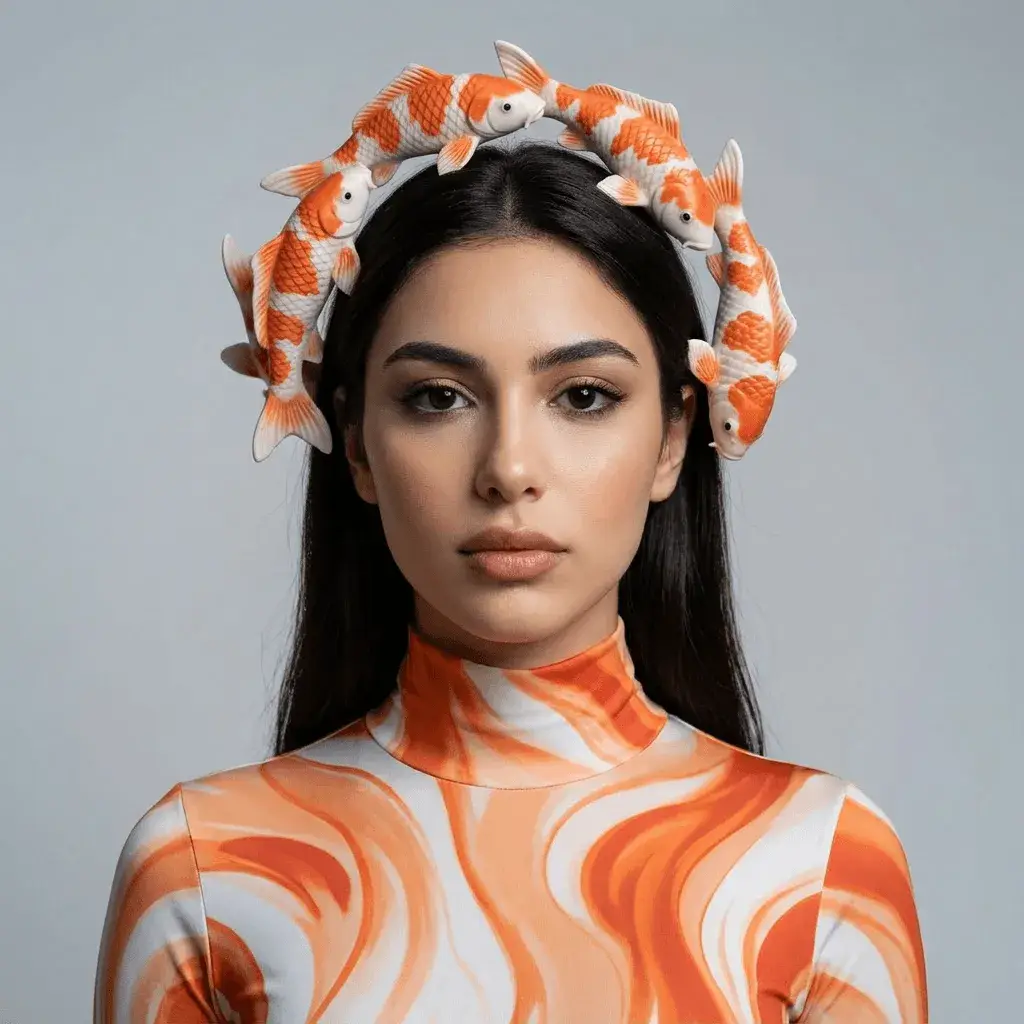 Pisces Zodiac Portrait