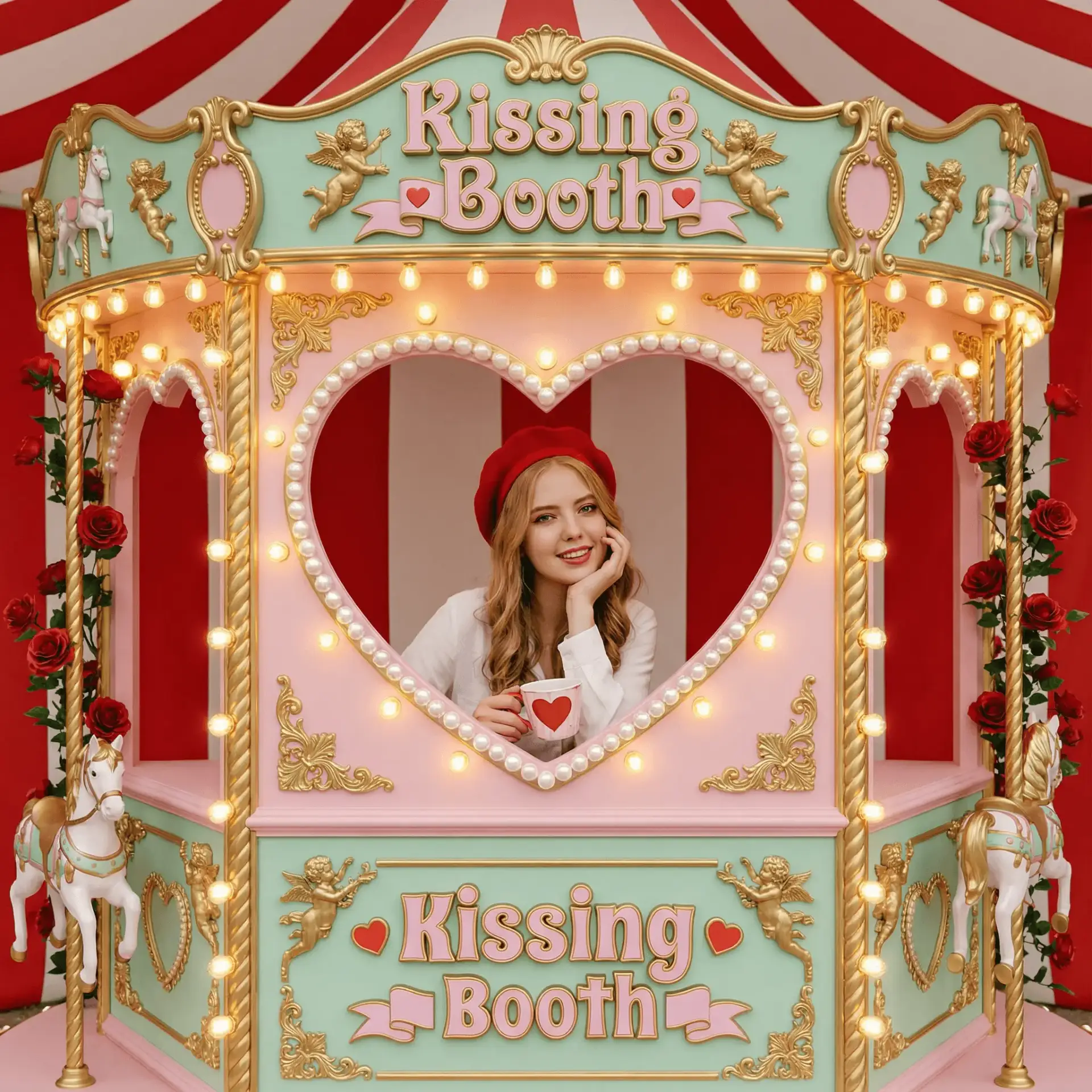 Carousel Kissing Booth