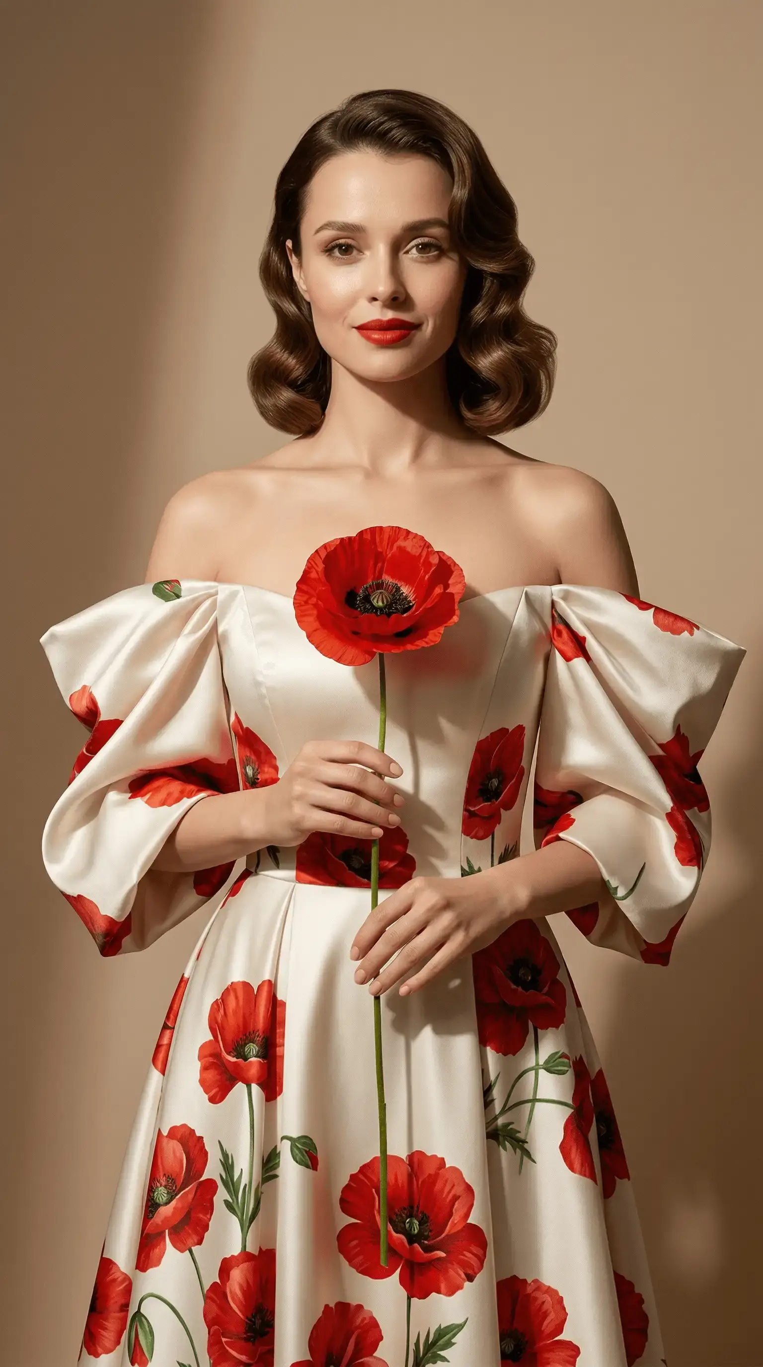 Couture Poppy Portrait